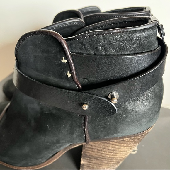 Rag & Bone Black Harrow booties SIZE 8 - Picture 5 of 5